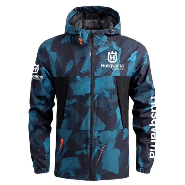 Husqvarna Exclusive Logo Outdoor Coat Waterproof HOMOT030625A01HUS - Blue