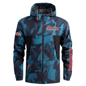Indian Motorcycle Exclusive Logo Outdoor Coat Waterproof HOMOT030625A01IND - Blue
