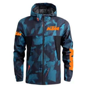 KTM Exclusive Logo Outdoor Coat Waterproof HOMOT030625A01KTM - Blue
