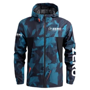 Zero Motorcycles Exclusive Logo Outdoor Coat Waterproof HOMOT030625A01ZER - Blue