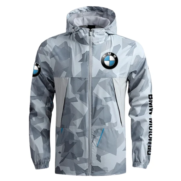 BMW Motorrad Exclusive Logo Outdoor Coat Waterproof HOMOT030625A01BMW - Gray