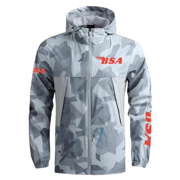 BSA Exclusive Logo Outdoor Coat Waterproof HOMOT030625A01BSA - Gray