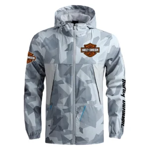 Harley-Davidson Exclusive Logo Outdoor Coat Waterproof HOMOT030625A01HD - Gray