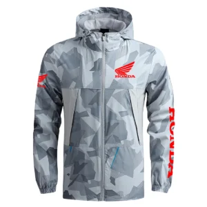 Honda Exclusive Logo Outdoor Coat Waterproof HOMOT030625A01HON - Gray
