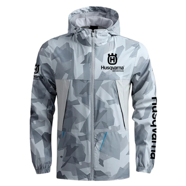 Husqvarna Exclusive Logo Outdoor Coat Waterproof HOMOT030625A01HUS - Gray