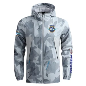 MV Agusta Exclusive Logo Outdoor Coat Waterproof HOMOT030625A01MVA - Gray