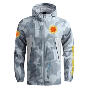 Royal Enfield Exclusive Logo Outdoor Coat Waterproof HOMOT030625A01ROY - Gray