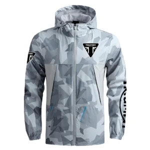 Triumph Exclusive Logo Outdoor Coat Waterproof HOMOT030625A01TRI - Gray