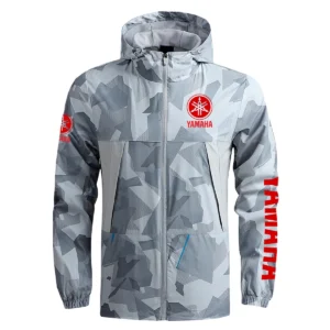 Yamaha Exclusive Logo Outdoor Coat Waterproof HOMOT030625A01YAM - Gray