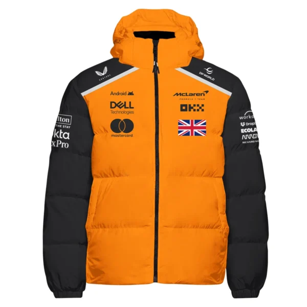 Lando Norris McLaren F1 Exclusive Down & Puffer Jackets BLF1290325A1HCJ - Image 2