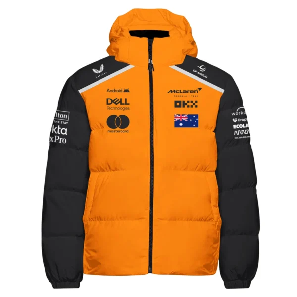 Lando Norris McLaren F1 Exclusive Down & Puffer Jackets BLF1290325A3HCJ - Image 2