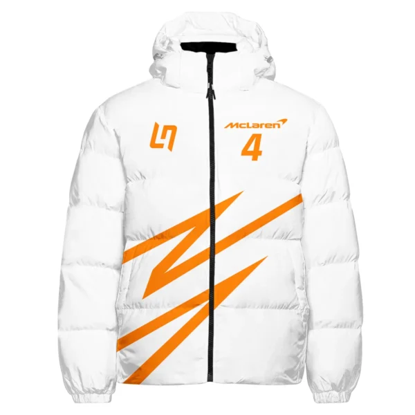 Lando Norris McLaren F1 Exclusive Down & Puffer Jackets BLMCL10425A4HCJ - Image 2