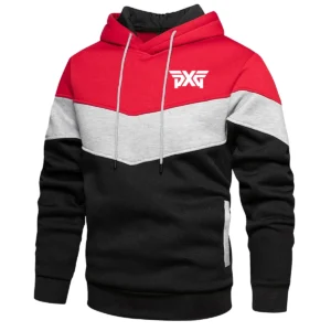 PXG Exclusive Logo Fleece Pullover Sweatshirts Golf HOGOF280525A02PXG - Red