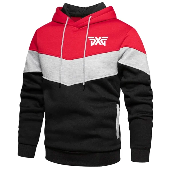 PXG Exclusive Logo Fleece Pullover Sweatshirts Golf HOGOF280525A02PXG - Red