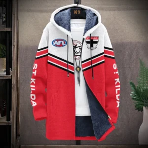 St Kilda Saints Australian Football League Exclusive Logo Fleece Windbreaker HOAFL240525FW01STK