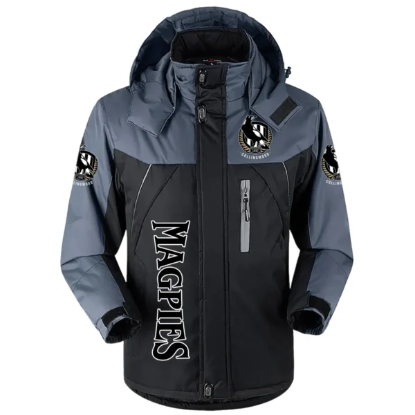 Collingwood Magpies Australian Football League Exclusive Logo Plush Charging Suit HOAFL220525PCS01COLL - Black - Image 2