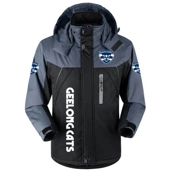 Geelong Cats Australian Football League Exclusive Logo Plush Charging Suit HOAFL220525PCS01GEEL - Black - Image 2
