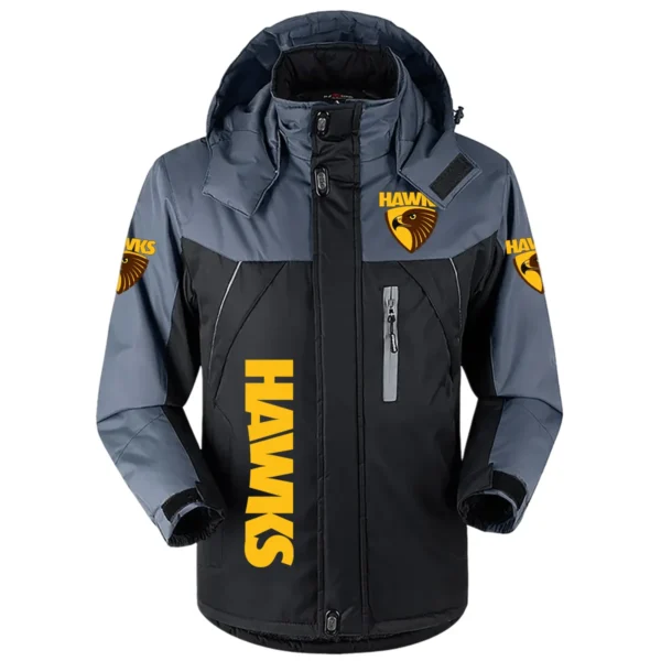 Hawthorn Hawks Australian Football League Exclusive Logo Plush Charging Suit HOAFL220525PCS01HAW - Black - Image 2