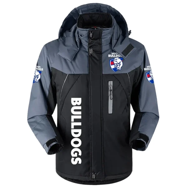 Western Bulldogs Australian Football League Exclusive Logo Plush Charging Suit HOAFL220525PCS01WB - Black - Image 2