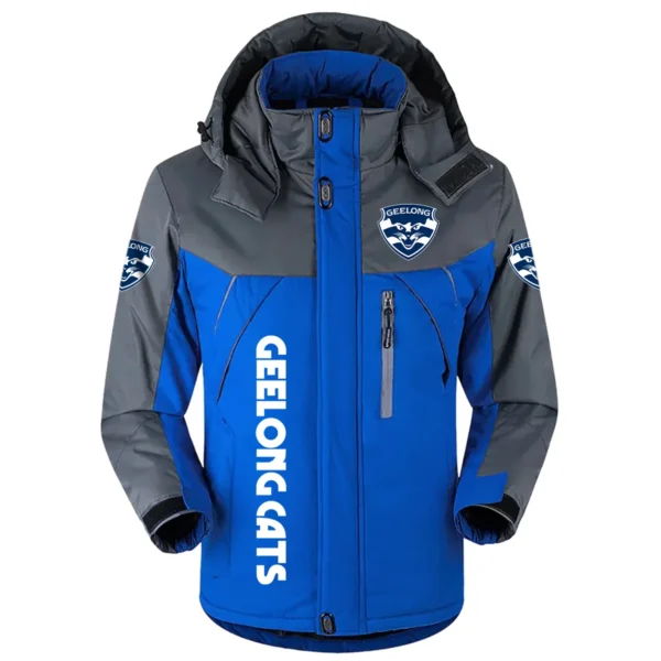 Geelong Cats Australian Football League Exclusive Logo Plush Charging Suit HOAFL220525PCS01GEEL - Blue - Image 2