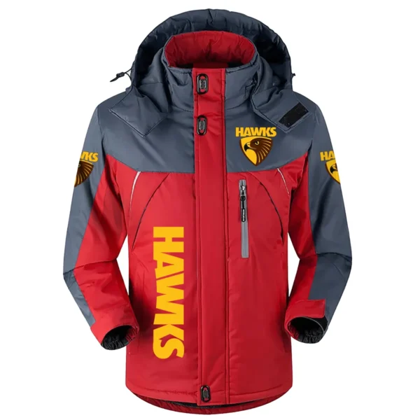 Hawthorn Hawks Australian Football League Exclusive Logo Plush Charging Suit HOAFL220525PCS01HAW - Red - Image 2