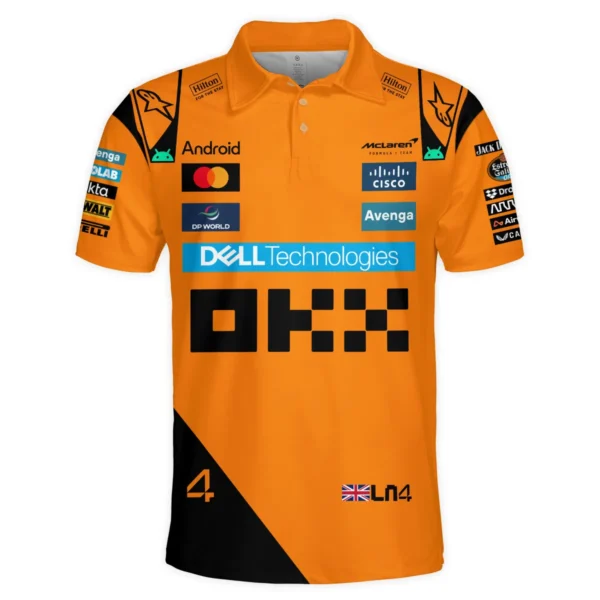 Lando Norris McLaren Formula One Exclusive Polo Shirt BLF1180525A1PL - Image 2