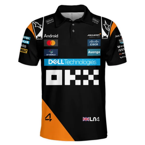 Lando Norris McLaren Formula One Exclusive Polo Shirt BLF1180525A2PL - Image 2