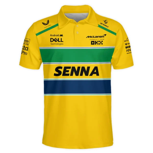 Ayrton Senna McLaren Formula One Exclusive Polo Shirt BLF1190525A2PL - Image 2