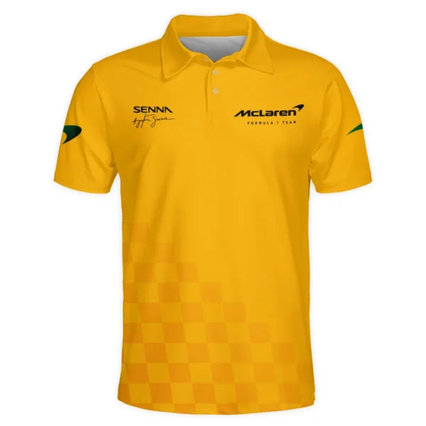 Forever Senna McLaren Formula One Exclusive Polo Shirt BLF1190525A3PL - Image 2