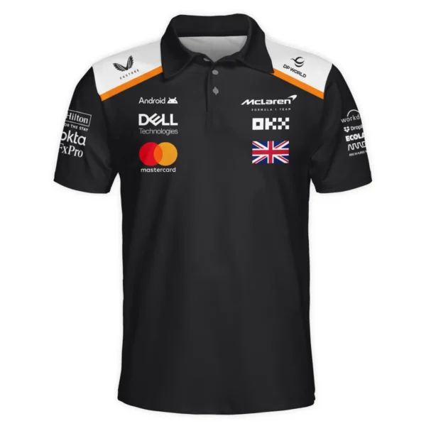 Lando Norris LN4 McLaren F1 Exclusive Polo Shirt BLF19625A2PL - Image 2
