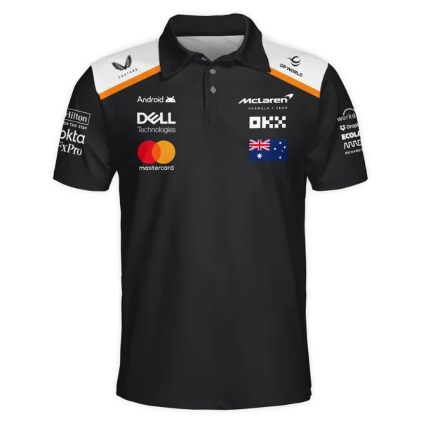 Oscar Piastri OP81 McLaren F1 Exclusive Polo Shirt BLF19625A4PL - Image 2