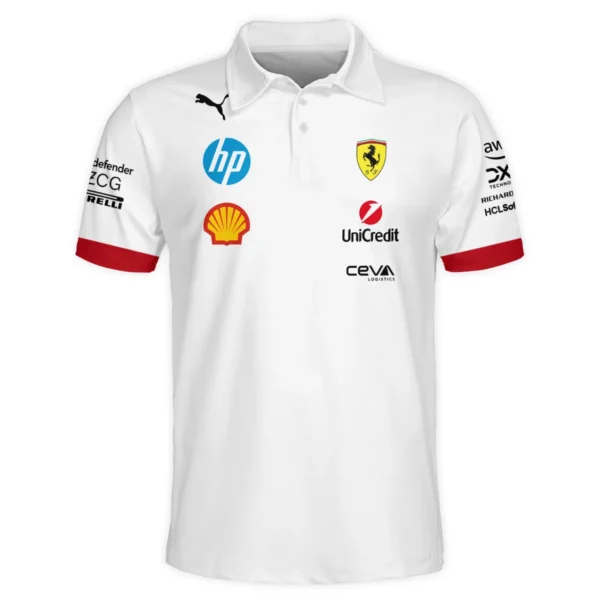 2025 Scuderia Ferrari F1 Special Edition Polo Shirt BLFRR4625A2PL - Image 2