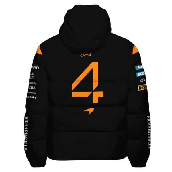 Lando Norris McLaren F1 Exclusive Down & Puffer Jackets BLF1180525A2HCJ - Image 3