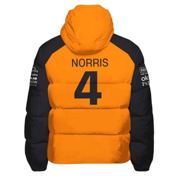 Lando Norris McLaren F1 Exclusive Down & Puffer Jackets BLF1290325A1HCJ - Image 3