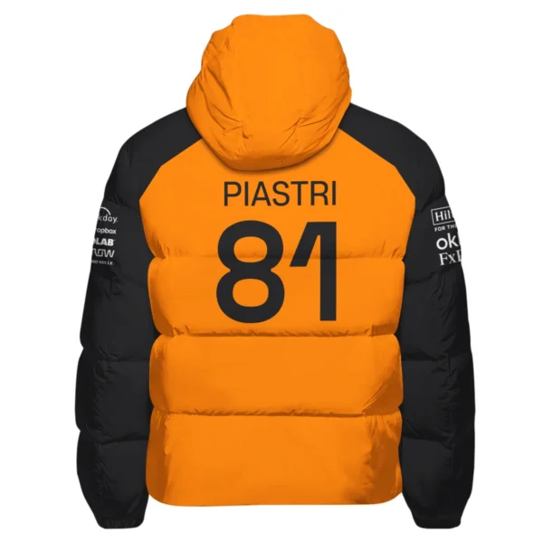 Lando Norris McLaren F1 Exclusive Down & Puffer Jackets BLF1290325A3HCJ - Image 3