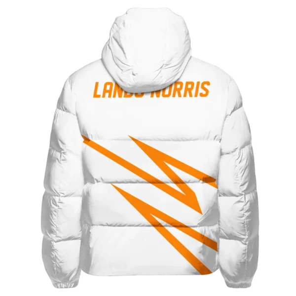 Lando Norris McLaren F1 Exclusive Down & Puffer Jackets BLMCL10425A4HCJ - Image 3