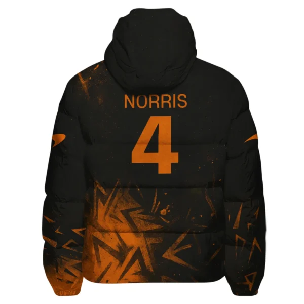 Lando Norris McLaren F1 Exclusive Down & Puffer Jackets BLMCL3525A3NRHCJ - Image 3