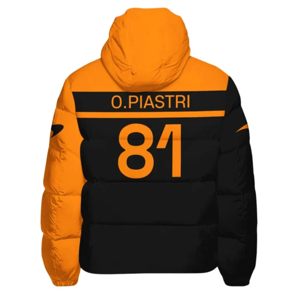Oscar Piastri McLaren F1 Exclusive Down & Puffer Jackets BLMCL5525A3HCJ - Image 3