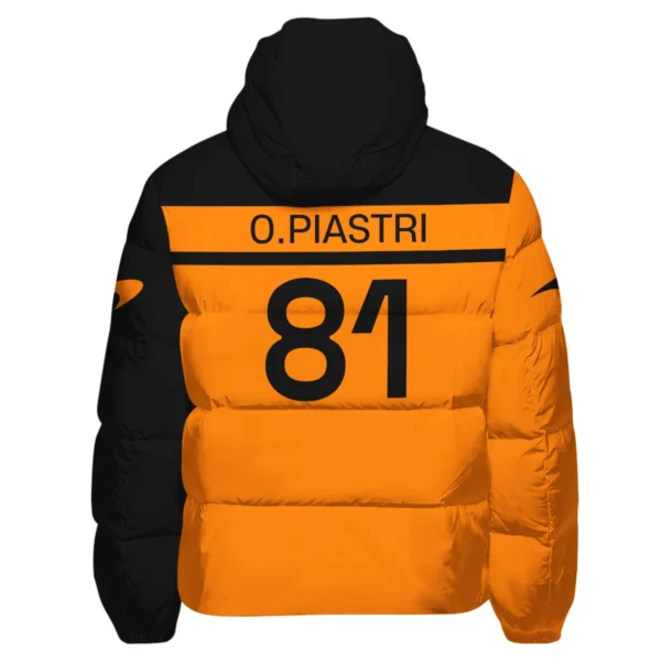 Oscar Piastri McLaren F1 Exclusive Down & Puffer Jackets BLMCL5525A4HCJ - Image 3