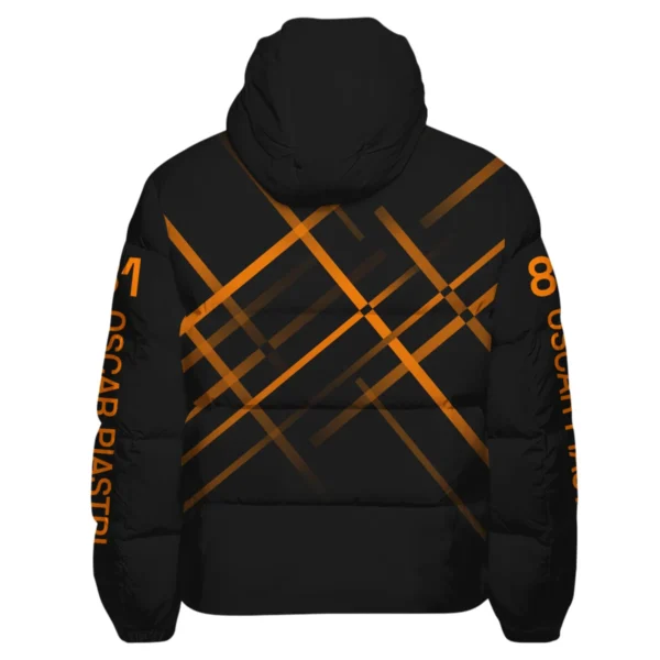 Oscar Piastri McLaren F1 Exclusive Down & Puffer Jackets BLOP3425A2HCJ - Image 3