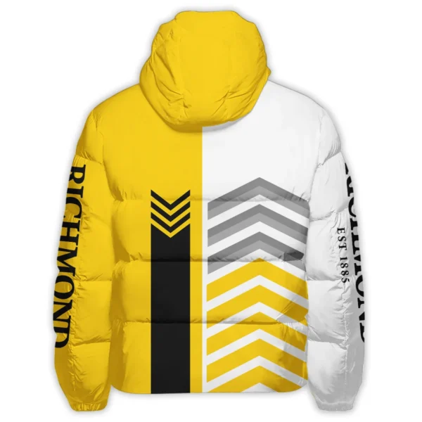 Richmond Tigers Australian Football League Exclusive Logo Down & Puffer Jackets All Over Prints HOAFL230525DPJ01RICH - Image 2