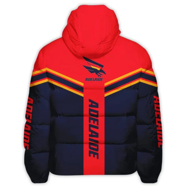 Adelaide Crows Australian Football League Exclusive Logo Down & Puffer Jackets All Over Prints HOAFL240525DPJ01ADEL - Image 3
