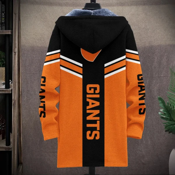 GWS Giants Australian Football League Exclusive Logo Fleece Windbreaker HOAFL240525FW01GWS - Image 2