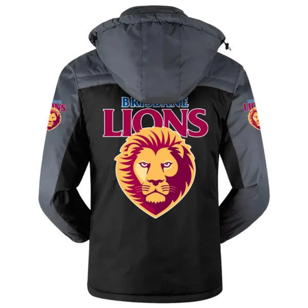 Brisbane Lions Australian Football League Exclusive Logo Plush Charging Suit HOAFL220525PCS01BL - Black - Image 3