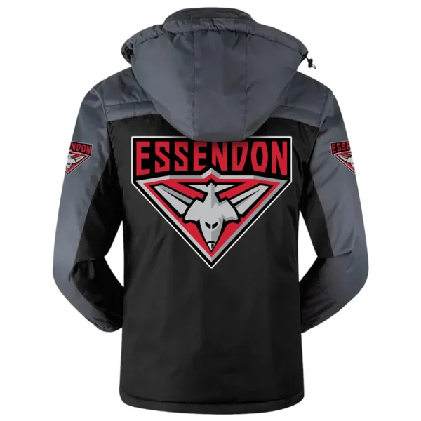 Essendon Bombers Australian Football League Exclusive Logo Plush Charging Suit HOAFL220525PCS01ESS - Black - Image 3
