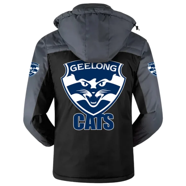 Geelong Cats Australian Football League Exclusive Logo Plush Charging Suit HOAFL220525PCS01GEEL - Black - Image 3