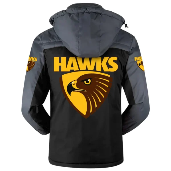 Hawthorn Hawks Australian Football League Exclusive Logo Plush Charging Suit HOAFL220525PCS01HAW - Black - Image 3