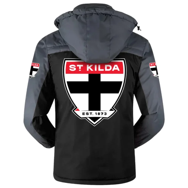 St Kilda Saints Australian Football League Exclusive Logo Plush Charging Suit HOAFL220525PCS01STK - Black - Image 3