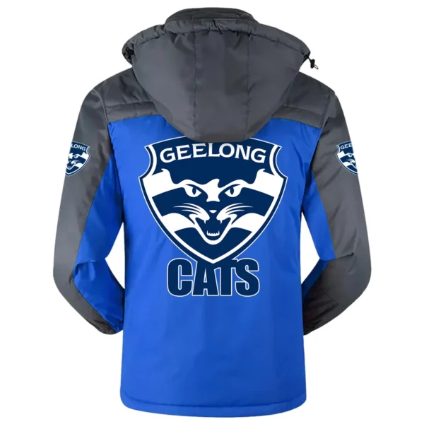 Geelong Cats Australian Football League Exclusive Logo Plush Charging Suit HOAFL220525PCS01GEEL - Blue - Image 3