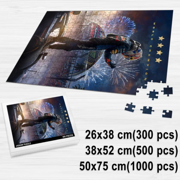 Max Verstappen - Jigsaw Puzzle Game For F1 Fans BLF1PZ15 - Image 2